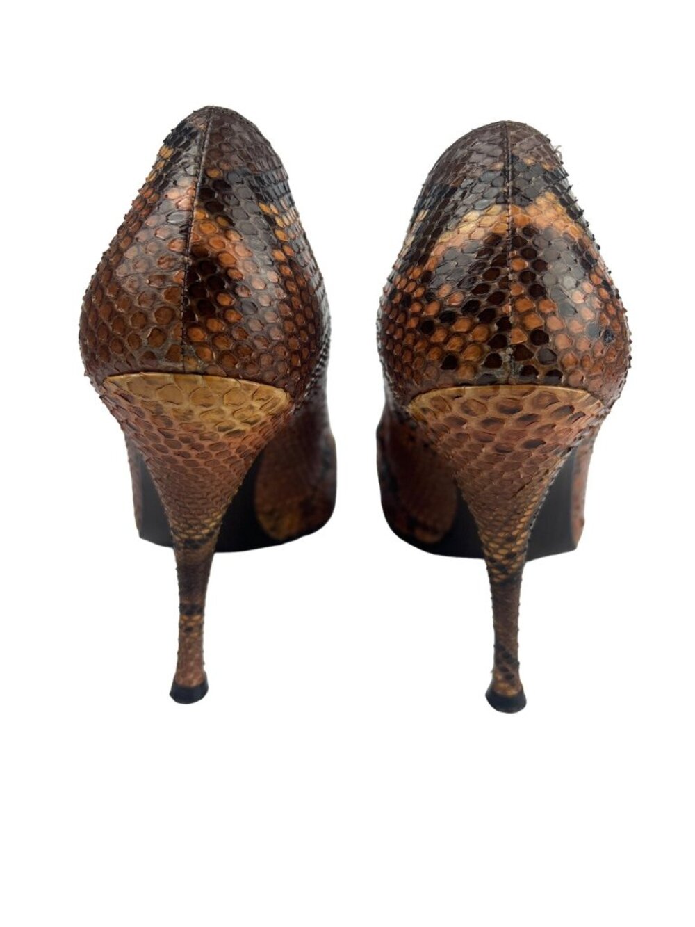 Stuart Weitzman Python Heels Size 9 - Picture 8 of 11